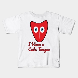 Cute Tongue Kids T-Shirt